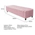 Calçadeira Baú Casal Everest P02 140 cm para cama Box Corano Rosa Bebê - Amarena Móveis