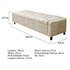Calçadeira Baú Casal Everest P02 140 cm para cama Box Linho Bege - Amarena Móveis