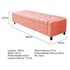 Calçadeira Baú Casal Everest P02 140 cm para cama Box Suede Coral - Amarena Móveis