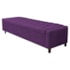 Calçadeira Baú Casal Everest P02 140 cm para cama Box Suede Roxo - Amarena Móveis