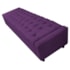 Calçadeira Baú Casal Everest P02 140 cm para cama Box Suede Roxo - Amarena Móveis