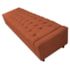 Calçadeira Baú Casal Everest P02 140 cm para cama Box Suede Terracota - Amarena Móveis