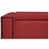 Calçadeira Baú Casal Minsk P02 140 cm para cama Box Corano Vermelho - Amarena Móveis