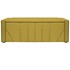 Calçadeira Baú Casal Minsk P02 140 cm para cama Box Suede Amarelo - Amarena Móveis