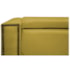 Calçadeira Baú Casal Minsk P02 140 cm para cama Box Suede Amarelo - Amarena Móveis