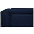 Calçadeira Baú Casal Minsk P02 140 cm para cama Box Suede Azul Marinho - Amarena Móveis