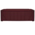 Calçadeira Baú Casal Minsk P02 140 cm para cama Box Suede Bordô - Amarena Móveis