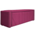 Calçadeira Baú Casal Minsk P02 140 cm para cama Box Suede Pink - Amarena Móveis