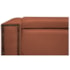 Calçadeira Baú Casal Minsk P02 140 cm para cama Box Suede Terracota - Amarena Móveis