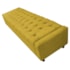 Calçadeira Baú King Everest P02 195 cm para cama Box Suede Amarelo - Amarena Móveis