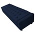 Calçadeira Baú King Everest P02 195 cm para cama Box Suede Azul Marinho - Amarena Móveis