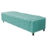 Calçadeira Baú King Everest P02 195 cm para cama Box Suede Azul Tiffany - Amarena Móveis