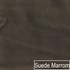 Calçadeira Baú King Everest P02 195 cm para cama Box Suede Marrom - Amarena Móveis
