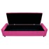 Calçadeira Baú King Everest P02 195 cm para cama Box Suede Pink - Amarena Móveis