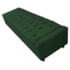 Calçadeira Baú King Everest P02 195 cm para cama Box Suede Verde - Amarena Móveis