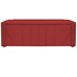 Calçadeira Baú King Minsk P02 195 cm para cama Box Corano Vermelho - Amarena Móveis