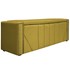 Calçadeira Baú King Minsk P02 195 cm para cama Box Suede Amarelo - Amarena Móveis