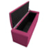 Calçadeira Baú King Minsk P02 195 cm para cama Box Suede Pink - Amarena Móveis