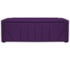 Calçadeira Baú King Minsk P02 195 cm para cama Box Suede Roxo - Amarena Móveis