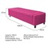 Calçadeira Baú Queen Everest P02 160 cm para cama Box Suede Pink - Amarena Móveis