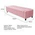 Calçadeira Baú Queen Everest P02 160 cm para cama Box Suede Rosa Bebê - Amarena Móveis
