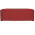 Calçadeira Baú Queen Minsk P02 160 cm para cama Box Corano Vermelho - Amarena Móveis