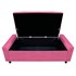 Calçadeira Baú Solteiro Everest P02 90 cm para cama Box Corano Pink - Amarena Móveis