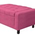 Calçadeira Baú Solteiro Everest P02 90 cm para cama Box Corano Pink - Amarena Móveis
