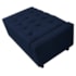 Calçadeira Baú Solteiro Everest P02 90 cm para cama Box Suede Azul Marinho - Amarena Móveis