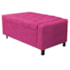 Calçadeira Baú Solteiro Everest P02 90 cm para cama Box Suede Pink - Amarena Móveis