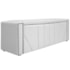 Calçadeira Baú Solteiro Minsk P02 90 cm para cama Box Corano Branco - Amarena Móveis