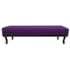 Calçadeira Casal Orlando P02 140 cm para cama Box Suede Roxo - Amarena Móveis