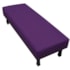 Calçadeira Casal Orlando P02 140 cm para cama Box Suede Roxo - Amarena Móveis