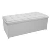 Calçadeira Copenhague 195 cm King Size Corano Branco AM Decor