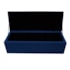 Calçadeira Copenhague 195 cm King Size Suede Azul Marinho AM Decor