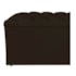 Calçadeira Estofada Liverpool 160 cm Queen Size Suede Marrom - Amarena Móveis