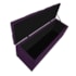 Calçadeira Estofada Liverpool 195 cm King Size Suede Roxo - Amarena Móveis