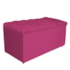 Calçadeira Estofada Liverpool 90 cm Solteiro Suede Pink - Amarena Móveis