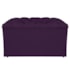 Calçadeira Estofada Liverpool 90 cm Solteiro Suede Roxo - Amarena Móveis