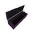 Calçadeira Estofada Liverpool 90 cm Solteiro Suede Roxo - Amarena Móveis