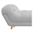 Calçadeira Estofada Veneza 140 cm Casal Suede Branco - Amarena Moveis