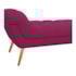 Calçadeira Estofada Veneza 140 cm Casal Suede Pink - Amarena Moveis