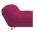 Calçadeira Estofada Veneza 140 cm Casal Suede Pink - Amarena Moveis