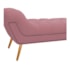 Calçadeira Estofada Veneza 160 cm Queen Size Suede Rosa Bebê - Amarena Moveis