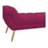 Calçadeira Estofada Veneza 195 cm King Size Suede Pink - Amarena Moveis