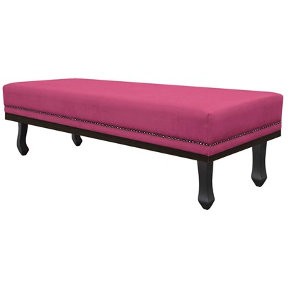 Calçadeira King Orlando P02 195 cm para cama Box Corano Pink - Amarena Móveis