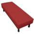 Calçadeira King Orlando P02 195 cm para cama Box Corano Vermelho - Amarena Móveis