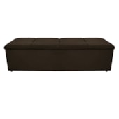 Calçadeira Munique 140 cm Casal Corano Marrom AM Decor