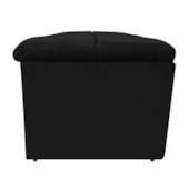 Calçadeira Munique 140 cm Casal Corano Preto AM Decor