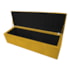 Calçadeira Munique 140 cm Casal Suede Amarelo AM Decor